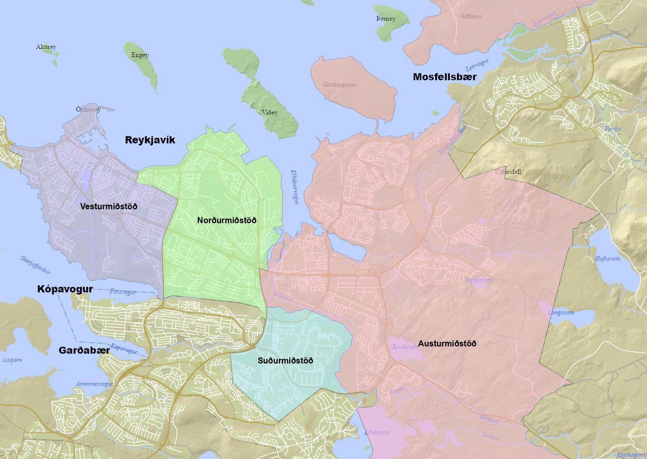 Hverfaskipting í Reykjavík