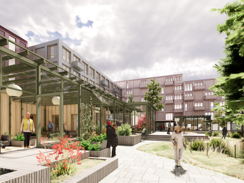 Quality of life community at Nauthólsvegur Photo: Reitir