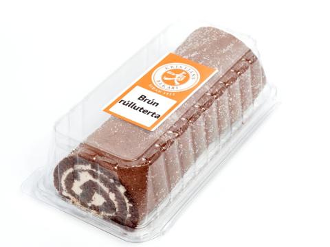 Brown roll cake