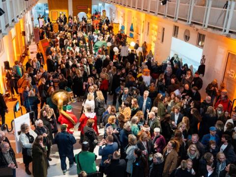 From the opening of DesignMarch 2025 at Hafnarhús Museum, Reykjavík Art Museum