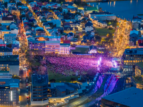 From the concert at Arnarhóll during Culture Night 2026