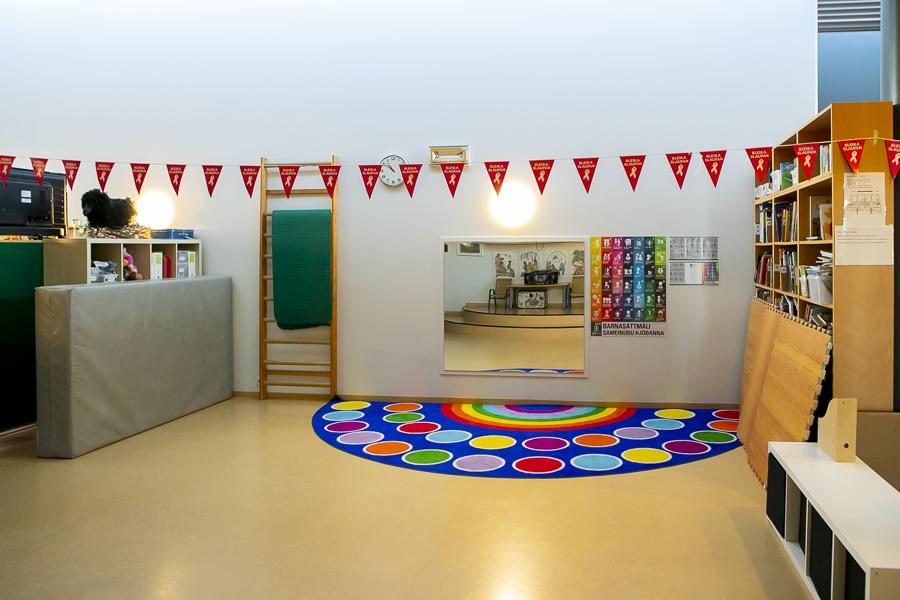 Reading nook at Maríuborg.