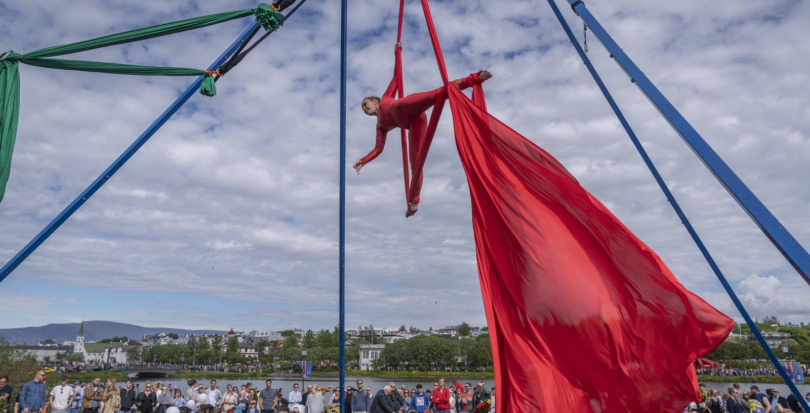Hljómskálagarður on June 17th