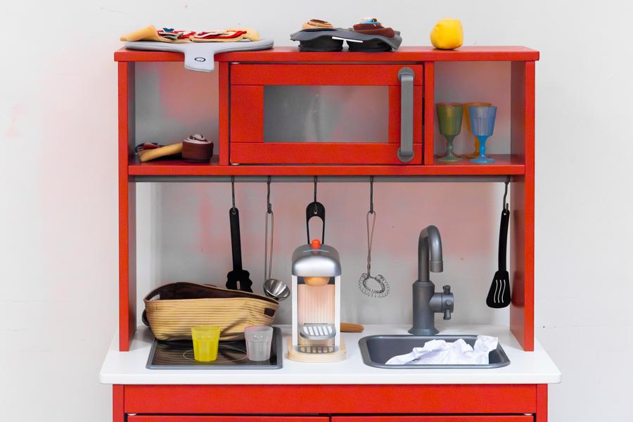 Toy kitchen.