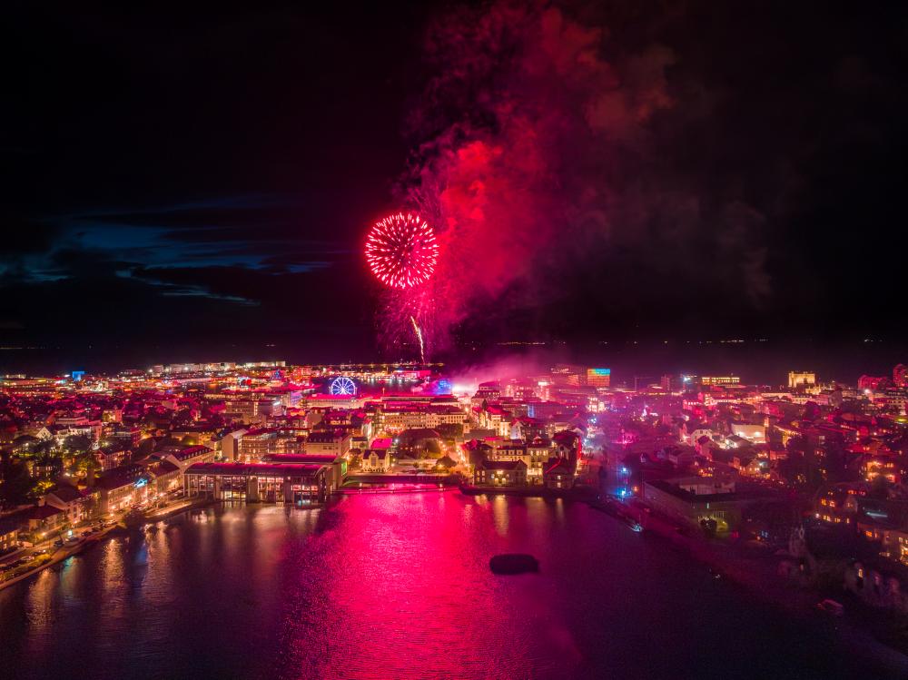 Fireworks display on Culture Night