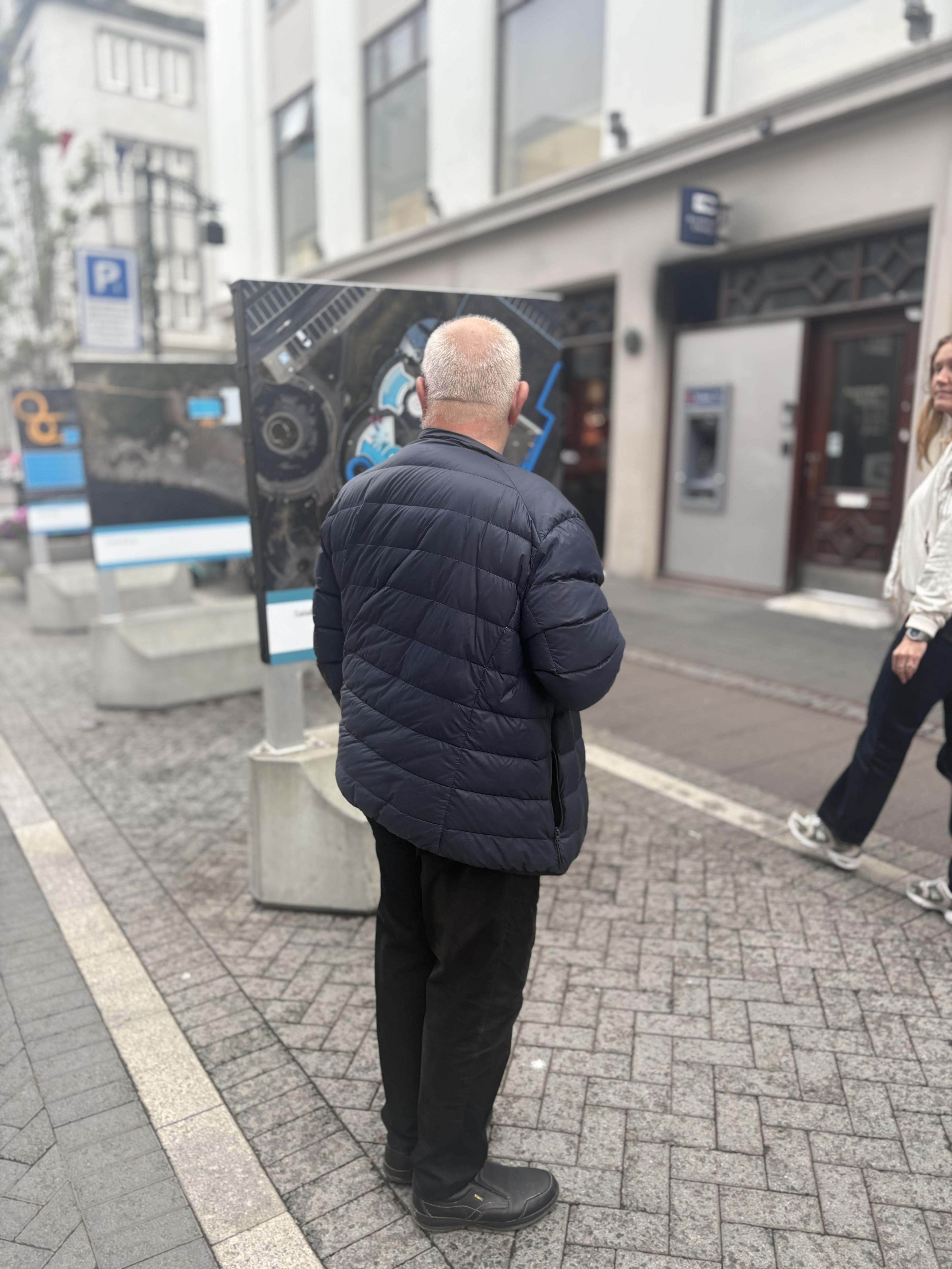 A photography exhibit by Bragi Þór Jósefsson opened in Austurstræti.
