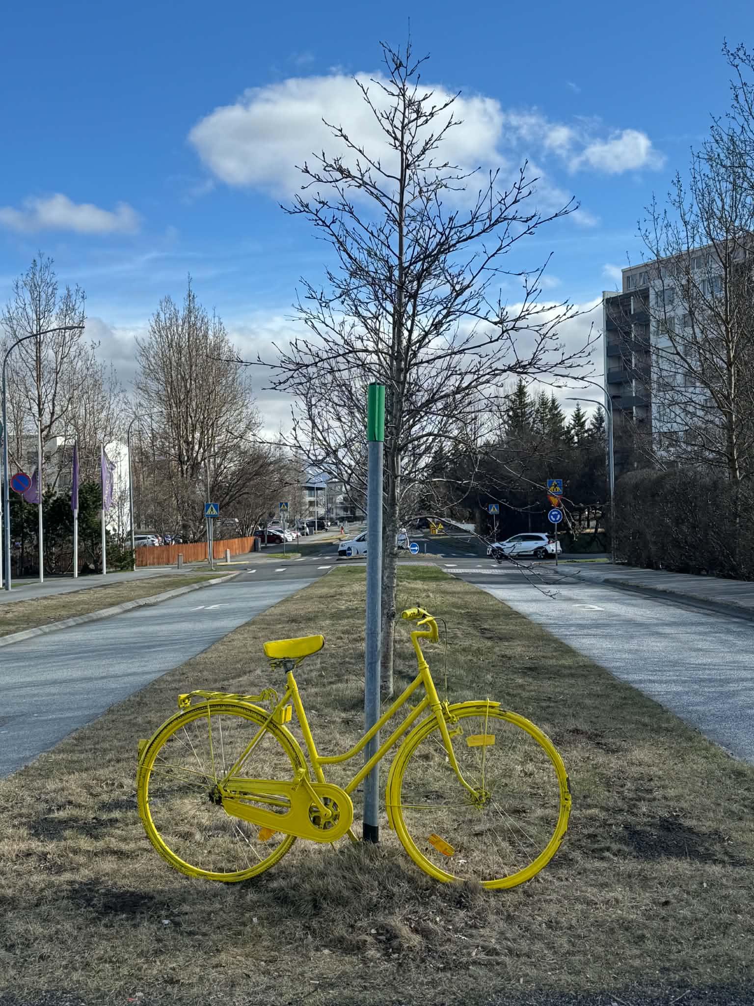 Yellow bike