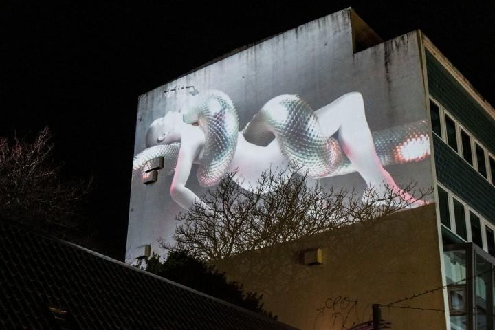 Light art at Winter Lights Festival 2025