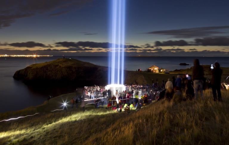 Friðarsúlan í Viðey