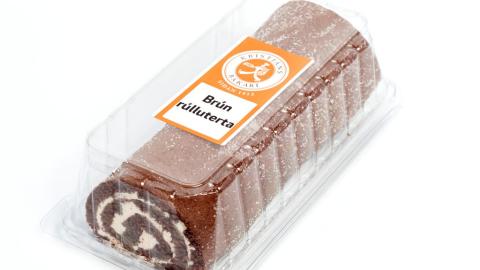 Brown roll cake
