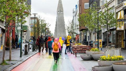 Daily life in the city center