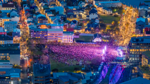 From the concert at Arnarhóll during Culture Night 2026